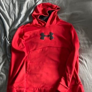 Red Under Armour Hoodie